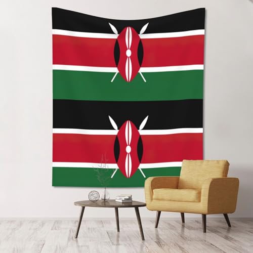 Tapisserie murale Kenya SHuWeiD grand format drapé léger chambre