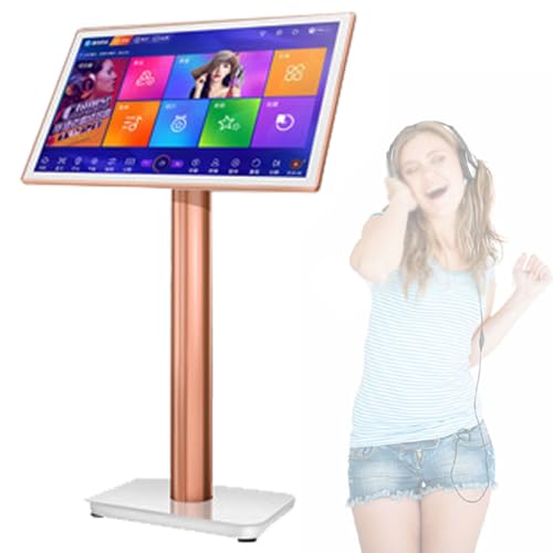 UWYTGF Karaoke Player, Professional Karaoke Machine with 27 Languages, 19.5/22 Inch Capacitive Touch Screen, Online Home Theater Player, for Girls Boys Home Party Meeting (19.5inch 3TB)
