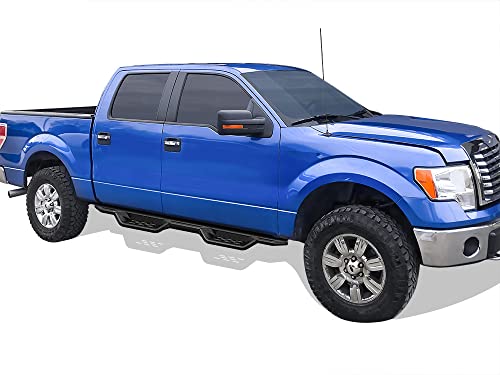 Estribos tubulares negros 6 pulgadas compatibles Ford F150 miniatura 6