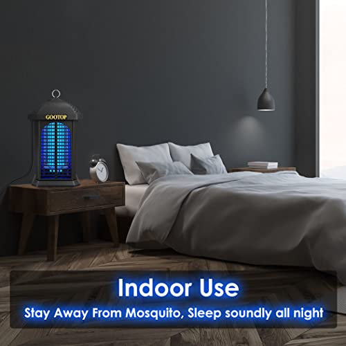 Gootop Bug Zapper Outdoor Electric, Mosquito Zapper Outdoor, Fly Traps, Fly Zapper, Mosquito Killer, 3 Prong Plug, 90-130V, Abs Plastic Outer #TOP5