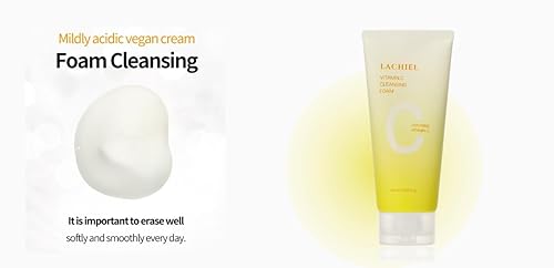 Miniatura 2 de Lachiel Espuma limpiadora de vitamina Clavado facial para toda la piel, cápsulas de vitaminas, veganas, pH bajo, 4.05 onzas líquidas