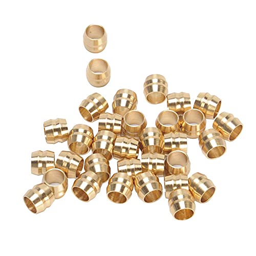 Wdhhnp 10Pcs Bicycle Brake Olive And Brass Connecting Insert Kit For Shimano Bh59 Bh90 Bike Hydraulic Disc Brake Hose #TOP4
