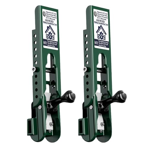 2pc Siding Installation Kit, Compatible with 5/16-Inch Fiber Cement Siding, Siding Installation Tool with Adjustable Hand Pins, Siding Versatile Tool for Home Exterior