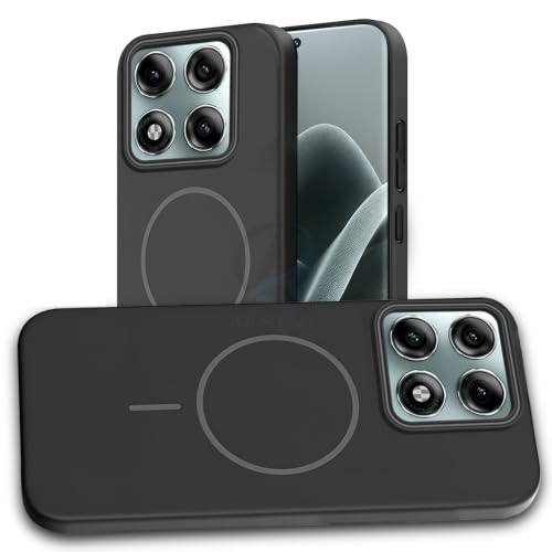 Image of AESTMO Shockproof Back Case Cover for Moto Edge 70 Pro Plus 5G | Slim Hard Shell | Hard Back Cover for Moto Edge 70 Pro Plus 5G (Compatible with MagSafe Accessories, Black)