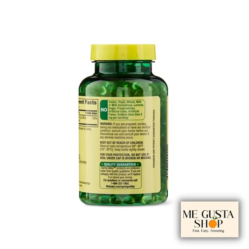 Vitamin D3 25mcg, 1,000 IU, 450 Count Softgels Spring Valley Includes Pill Organizer