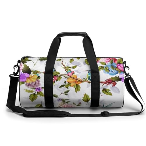 Sac de sport oiseau sur une branche pour voyager avec légèreté