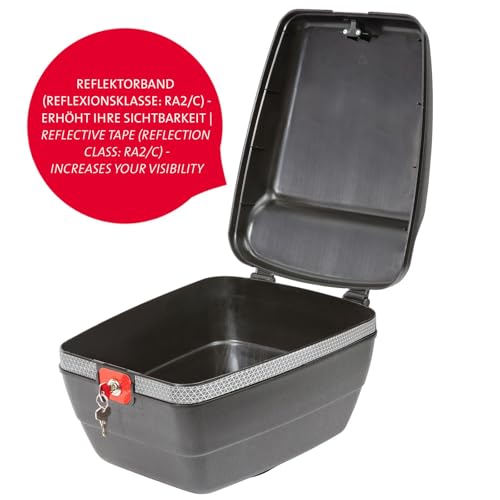 Westmark Touring Tresor – Fahrradkoffer für alle Gepäckträger, inkl. Befestigungsmaterialien und 3 Reflektorbändern, diebstahlsichere Befestigung – 14 Liter, 543022E6