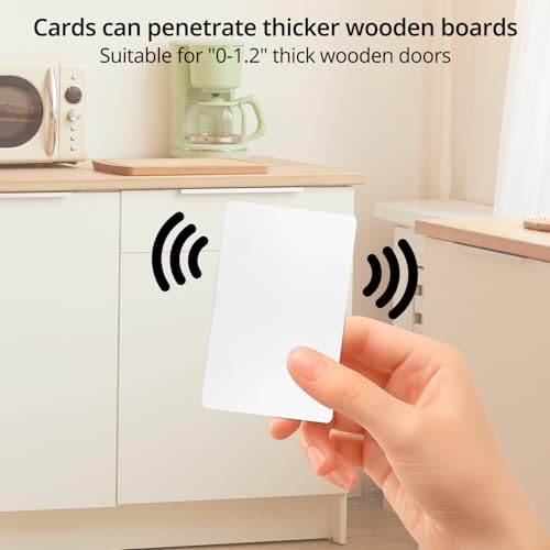 QWORK® RFID Smart Schubladenschloss, versteckte Schlösser für Schrank