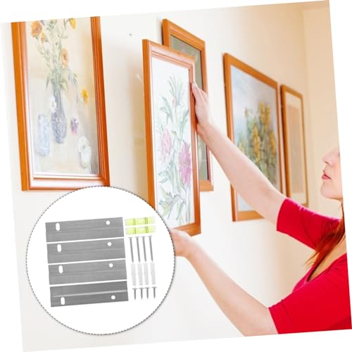 Image of Generic 6sets Heavy Duty Mirror Hangers and Picture Mounting Brackets Easy to Install Wall Hangers for Photos Art and Mirrors Design Expansion Screws
