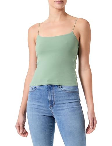 VERO MODA Vmcam Short Singlet JRS Noos Top, Hedge Green, XL Femme VERO MODA Vmcam Short Singlet JRS Noos Top, Hedge Green, XL Femme
