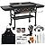 Blackstone Griddle 36 inch 2210 4 Burner Gas Grill, Original 36" Omnivore Griddle with Folding Side Shelves, Griddle Accessories Griddle Seasoning & Grill Gloves, Outdoor Flat Top Grill for BBQ Grill