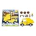 Bluey Dump Truck Toy Playset, Sturdy Working Toy Dump Truck with 2 Articulated Figures and 3 Huge Boulders, Construction Toys for Kids of Ages 3+