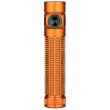 OLIGHT Baton4 Pro EDC Flashlight Rechargeable, 1600 Lumens Small Pocket LED Light with Tactical Switch and Magnetic & USB C Dual Charging, IPX8 for Home Use, Camping, Outdoor and Emergency (Orange)