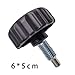 Universal Pop Pin Pull Pin Spring Knob Screw Replacement Parts for Exercise Machines Sports Bike Fitness Equipment Black