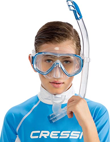 Cressi Children Wide View Comfortable Snorkeling Set - Ondina & Top Jr: made in Italy miniatura 6