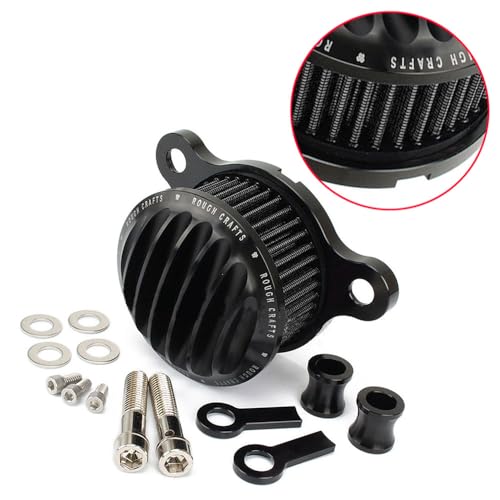 Filtre à air de moto compatible avec Harley-Davidson XL883 XL1200 X48 72 noir