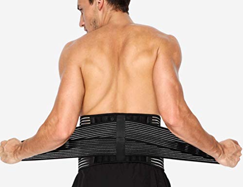 Protetor de cintura esportiva, fitness e musculação, proteção de cintura, equipamentos esportivos (9