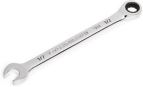 Miniatura 3 de GEARWRENCH 86945 - Llave combinada de trinquete de 12 puntos con arco oscilante de 4 grados