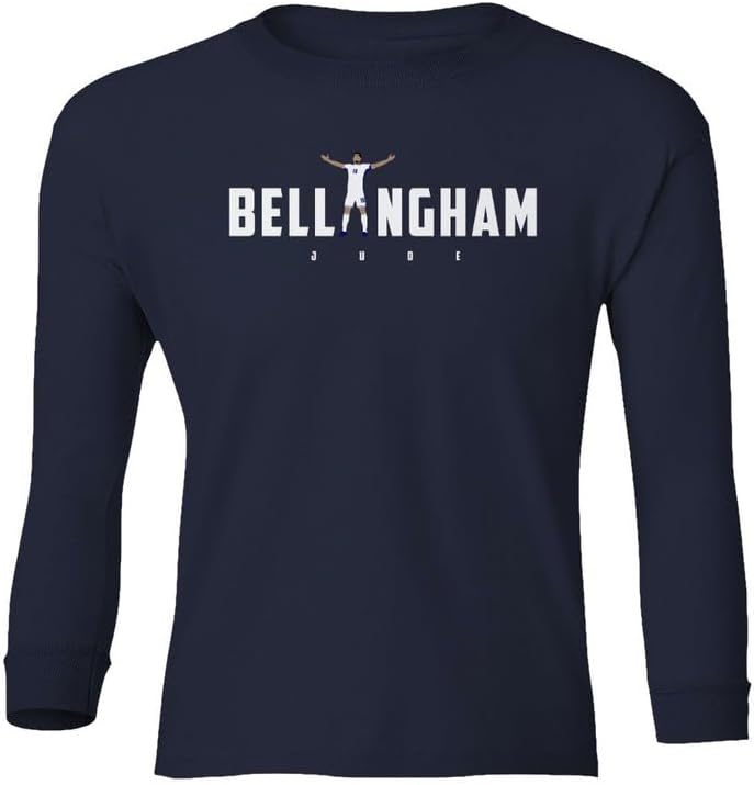 England Soccer Star Celebration - Bellingham Fans Youth Long Sleeve T-Shirt