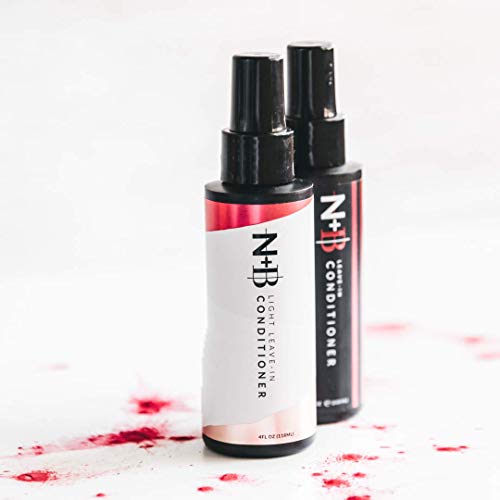 N+B Light Leave-In Conditioner & Detangler Spray | Curly, Straight, All Hair Types | Weightless No-Residue Moisturizer Repairs Dry Damaged Frizzy Hair | Sulfate & Paraben Free #TOP6
