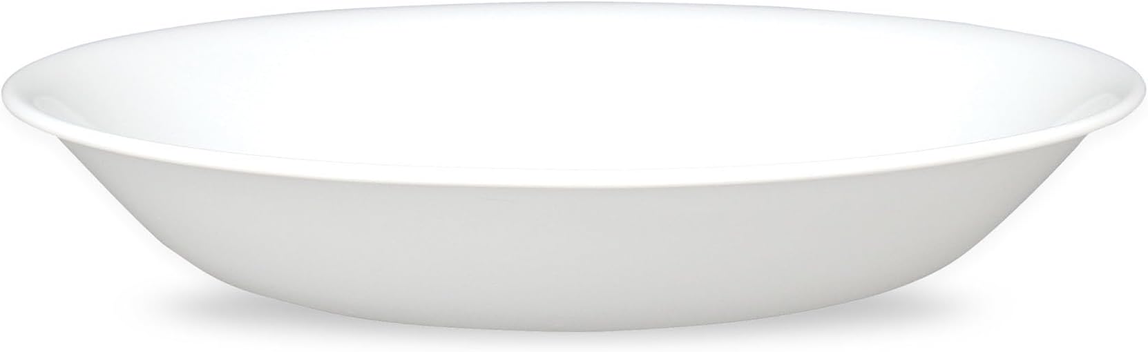 Corelle Vitrelle 6-Piece Bowl Set Triple Layer Glass and Chip Resistant, 20-Oz Lightweight Round Bowls, Winter Frost White