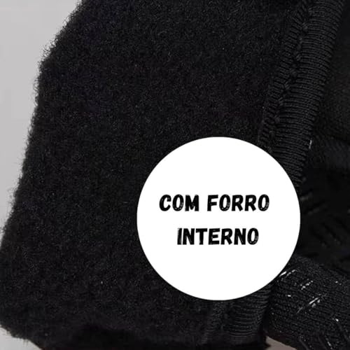 Luva Moto Ciclista Impermeável Térmica Prova D'agua Touch Para Bike Motoboy Com Forro Térmico Para