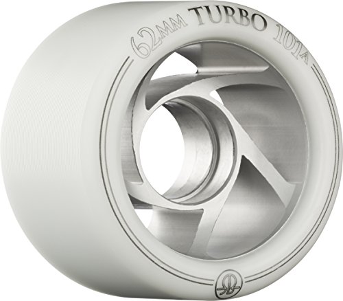 Turbo SpeedDerby Roller Skate Wheels wClear Aluminum Hub 8 Packs product thumbnail 5