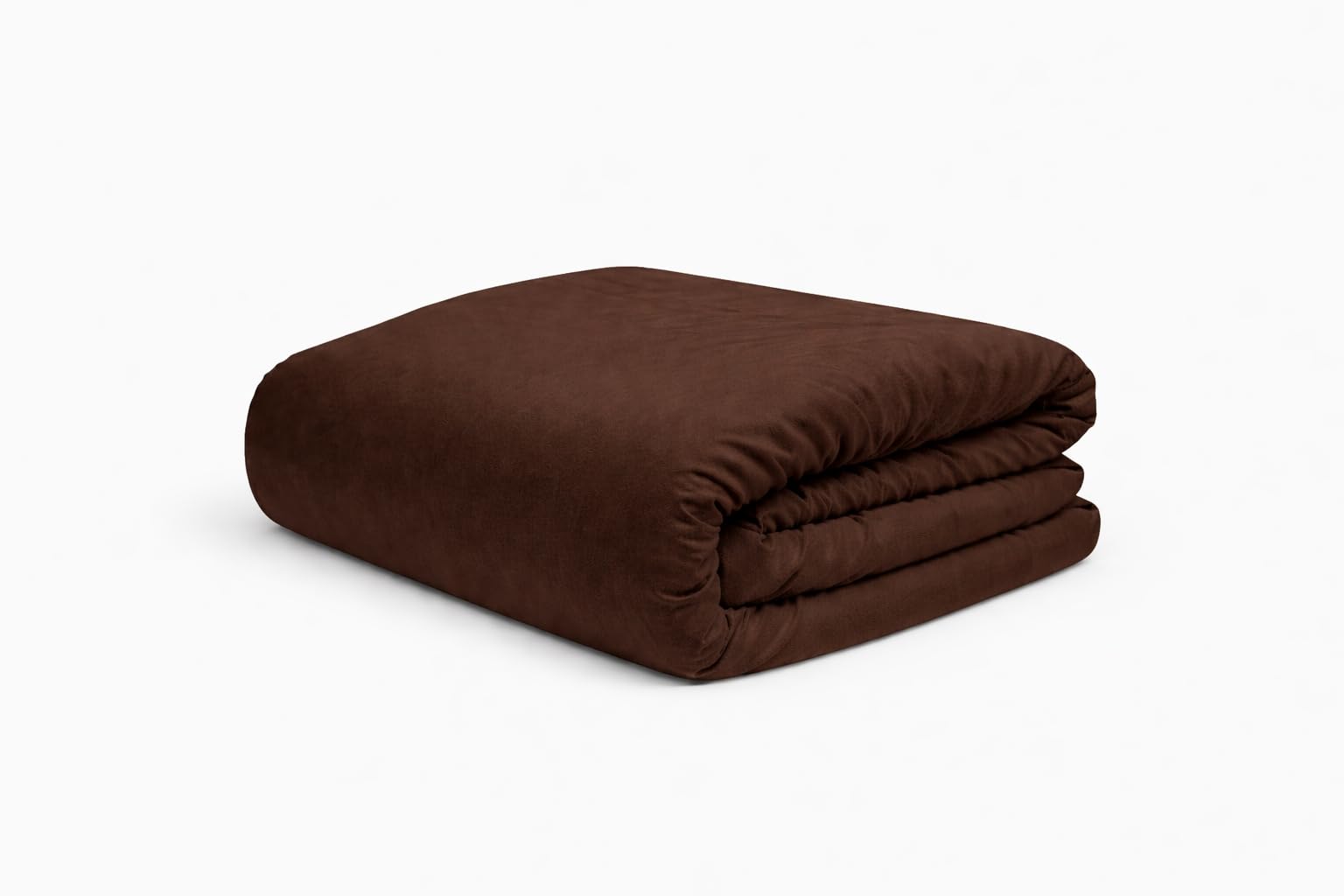 HOMES-LINEN Fitted Sheet 100% Polycotton Deep Pocket 25CM Soft Brushed Easy Care Bed Sheet Durable Comfortable Bedding Sheets (Chocolate, Double)