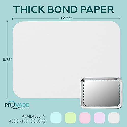 Pruvade PV-TC-1000 Dental Cover Medical Tray Liner - Bulk 1000 Dental Tray Covers - Disposable Tray Liners Made From Thick Heavy Bond Paper thumb #3