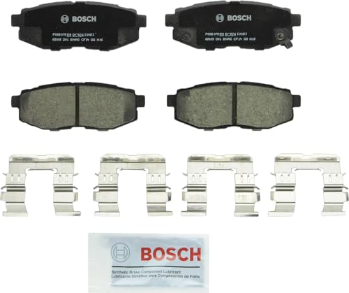 BOSCH BC1124 QuietCast Premium Ceramic Disc Brake Pad Set - Compatible With Select Scion FR-S; Subaru B9 Tribeca, BRZ, Forester, Legacy, Outback, Tribeca; Toyota 86; REAR