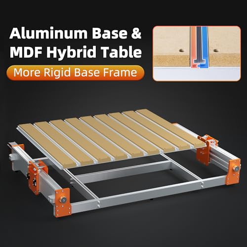 Image of FoxAlien XE-PRO 8040 X-axis Extension Kit with Upgraded Hybrid Spoilboard Worktable, Compatible with XE-PRO CNC Router Machine