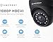Amcrest Full HD 1080P 1920TVL Dome Outdoor Security Camera (Quadbrid 4-in1 HD-CVI/TVI/AHD/Analog), 2MP 1920x1080, 98ft Night Vision, Metal Housing, 3.6mm Lens 90° Viewing Angle, Black (AMC1080DM36-B)
