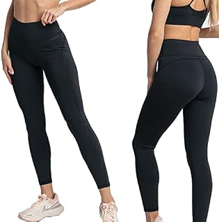 Snocks Sportowe legginsy damskie, rozm. XS-XL, z wysokim stanem, nieprzejrzyste, do każdego typu ciała, idealne do jogi, biegania, gimnastyki lub atletyki, idealna odzież sportowa do każdego sportu