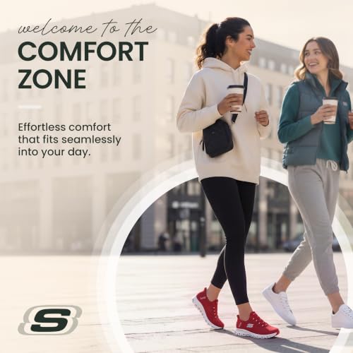 Skechers Damen Slip-Ins Sport Active Glide-Step – Pursuit, Rot = Rot, 8.5 – Ansicht 5