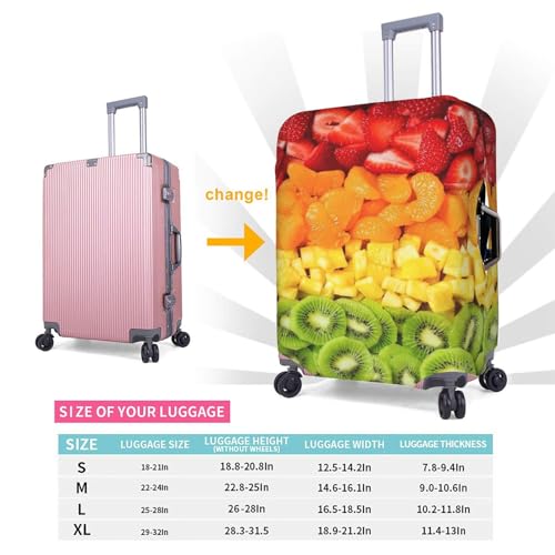 Housse de protection valise voyage blanche grand format L polyester - 5