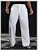 GORGLITTER Men's Baggy Dress Pants Pleated Wide Leg Slacks Old Money Work Office Business Casual Trousers White X-Large