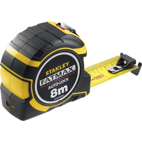 STANLEY FatMax Maßband Bandmaß PRO Autolock (Maßband 8 m Länge, 32 mm Klingenbreite, austauschbare Haken, Mylar Schutzschicht… – Ansicht 3