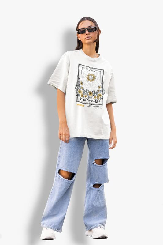 New North Pychedelia Oversized fit T-Shirt for Women 3 41kFKpoZcCL