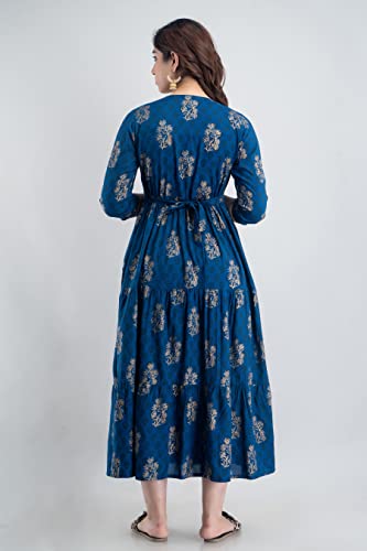 Image of New Elite Rayon Anarkali Maternity Feeding Kurti with Both Side Zipper