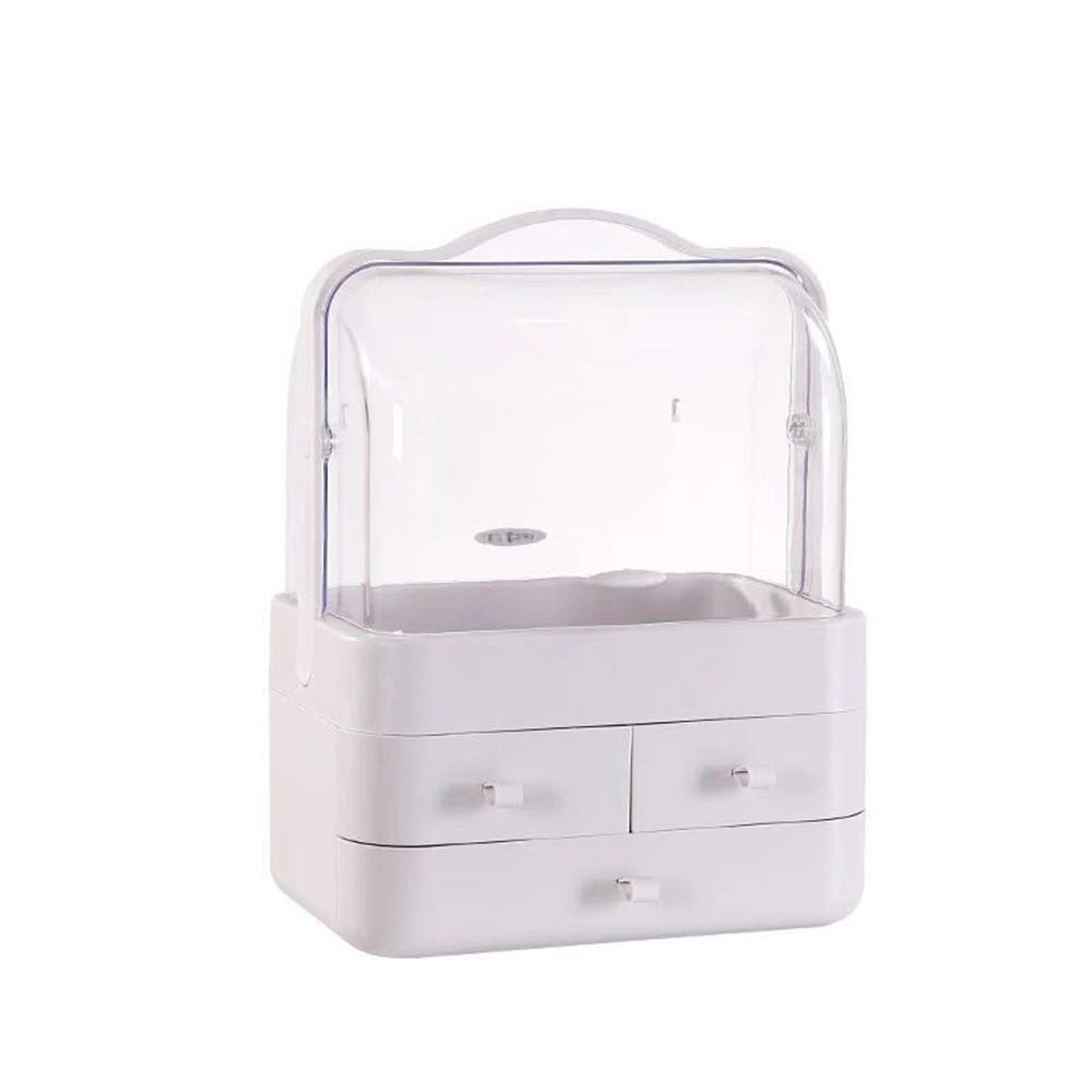 Caja Organizador de Maquillaje, cajón de Maquillaje Ajustable, se Adapta a Joyas, cepillos, Barras de Labios y cremas, Almacenamiento de baño Saludable