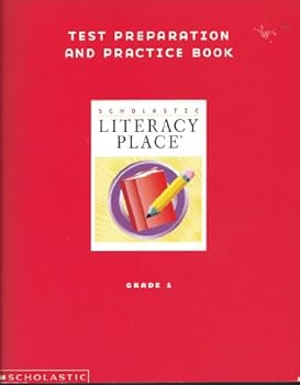 Paperback Scholastic Literacy Place Test Preparation and Practice Book Grade 1 Book