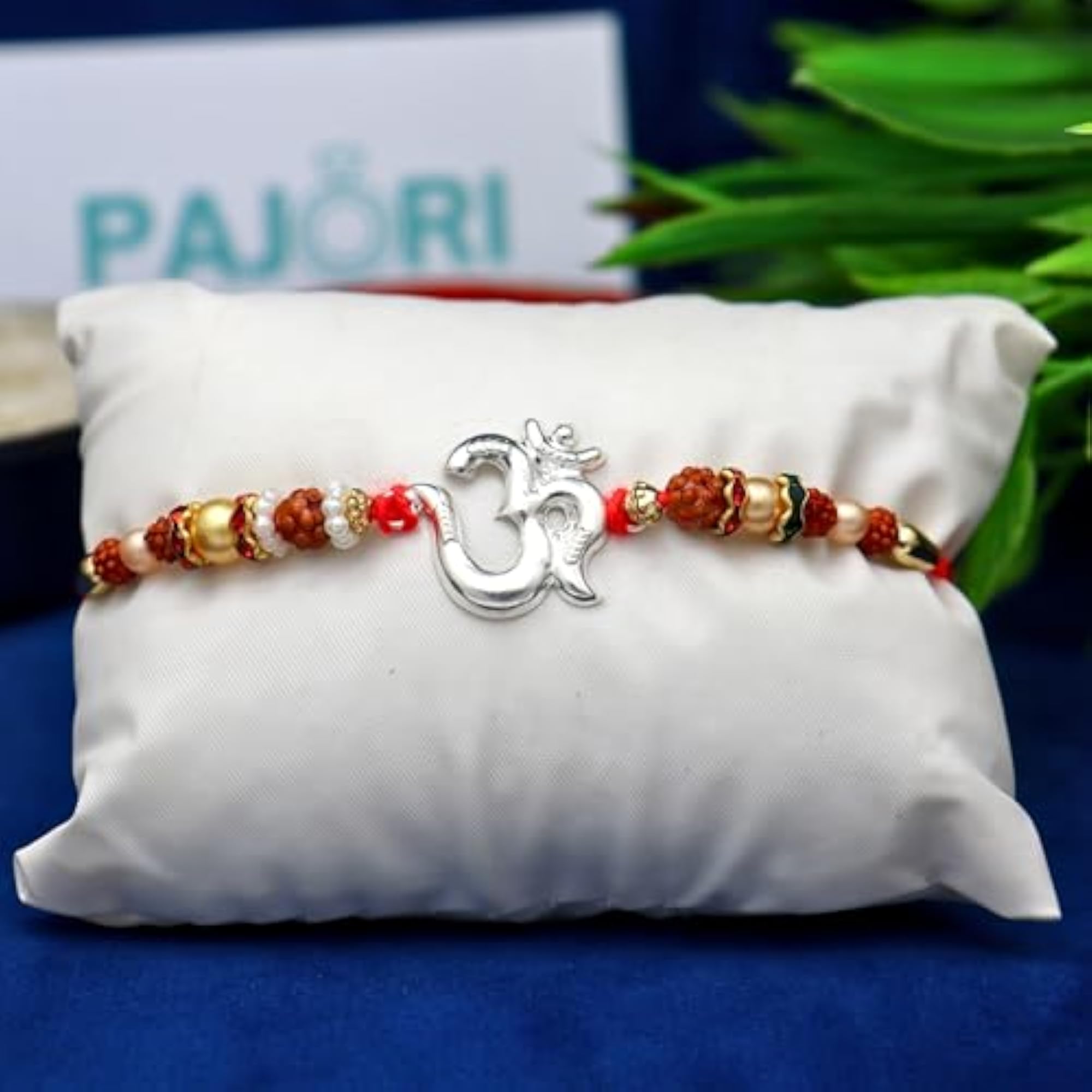 925 Pure Silver Rakhi Bracelet for Brother, Special Gift