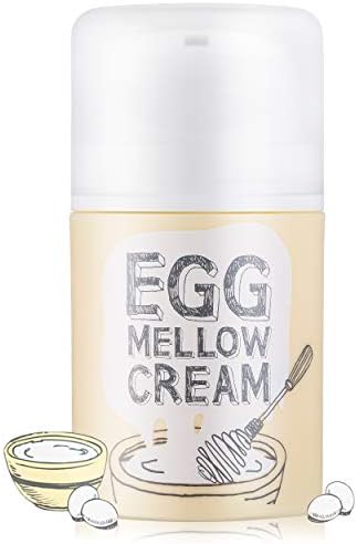 Too Cool For School All-in-One Egg Mellow Cream, 5-in-1 Firming Moisturizer, 1.76 oz, Egg Extracts, Collagen Fibers, Inca Omega, All day hydration