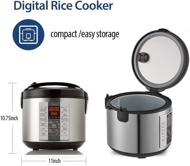 Midea Rice Cooker digital control panel with various cooking functions