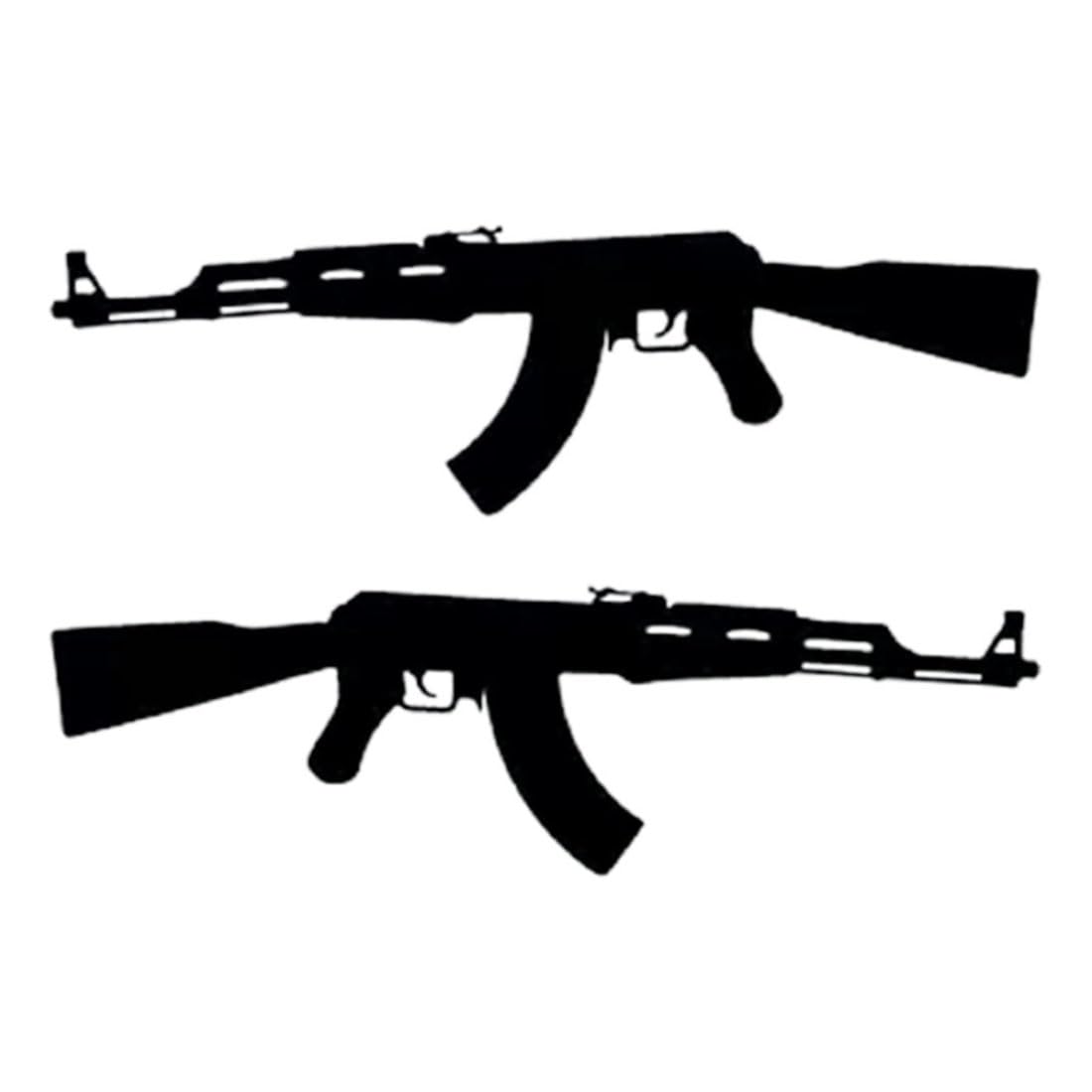 Ak 47 Toy Gun Sticker & Decal for All Bikes and Cars,Laptop Sticker (1PCS)