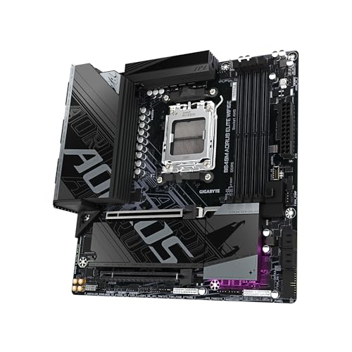 GIGABYTE B840M AORUS Elite WIFI6E AMD Socket AM5, M-ATX, DDR5, 2X M.2, PCIe 4.0, USB-C, USB 3.2 Gen 1, WIFI6E, 2.5GbE LAN, EZ-Latch - Scheda madre - Immagine 3
