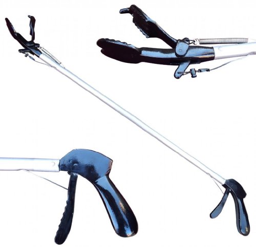 4Fit 52" Pro Snake Tongs Reptile Grabber Rattle Snake Catcher Wide JAW Handling Tool