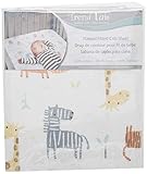 Trend Lab Crayon Jungle Deluxe Flannel Fitted Crib Sheet, Multi