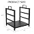 Zettfuly Firewood Rack Indoor Outdoor - Fireplace Wood Log Holder Heavy Duty Metal, Indodor Firewood Holder for Fireplace Wood Storage, 16 inch