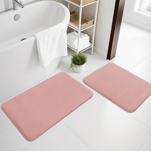 chakme 2 Teilig Ultra Dicke Badematte Memoryschaum rutschfest, Luxus...